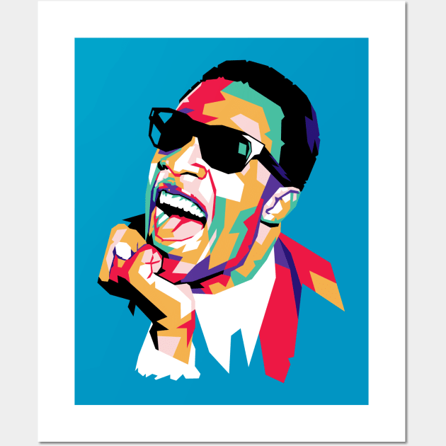 stevie wonder abstract Wall Art by Martincreative